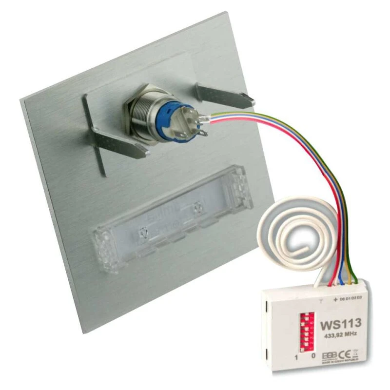 Funk Türklingel Modul Mit Sender Für Unterputzmontage Betrieb: Batterie Steckdose 4 Funk Türklingel Modul Mit Sender Für Unterputzmontage Betrieb: Batterie Steckdose – Bild 2