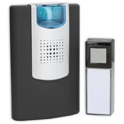 Hochwertiger Türklingelladen -Hochwertiger Türklingelladen funkgong set hx flashlight schwarz batterie2