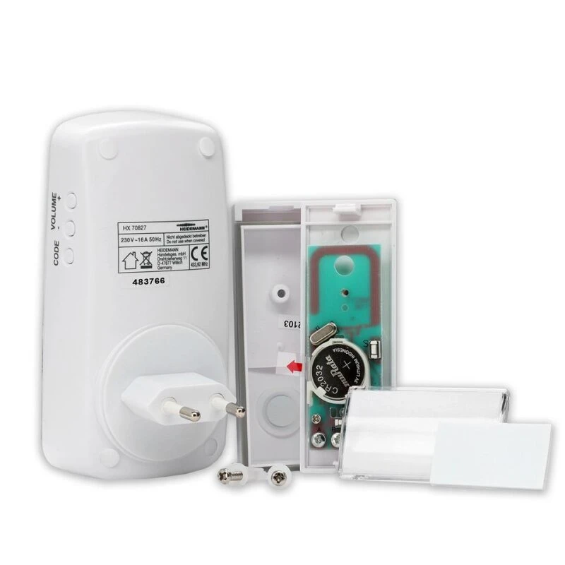 Funkgong-Set HX Ocean Reinweiß Steckdose 5 Funkgong-Set HX Ocean Reinweiß Steckdose – Bild 3