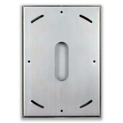 Funk Aufputz Edelstahl Türklingel 2 Familien 140x200mm Premium Mit Beschriftungsfeld -Hochwertiger Türklingelladen funkklingel aufputz 2 familien mit beschriftungsfeld 140x200mm premium5