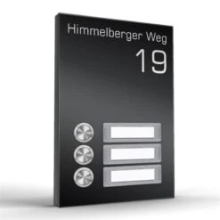 Funk Aufputz Edelstahl Türklingel 3 Familien 140x200mm Premium Mit Beschriftungsfeld 10 Funk Aufputz Edelstahl Türklingel 3 Familien 140x200mm Premium Mit Beschriftungsfeld -Hochwertiger Türklingelladen funkklingel aufputz 3 familien mit beschriftungsfeld 140x200mm premium3