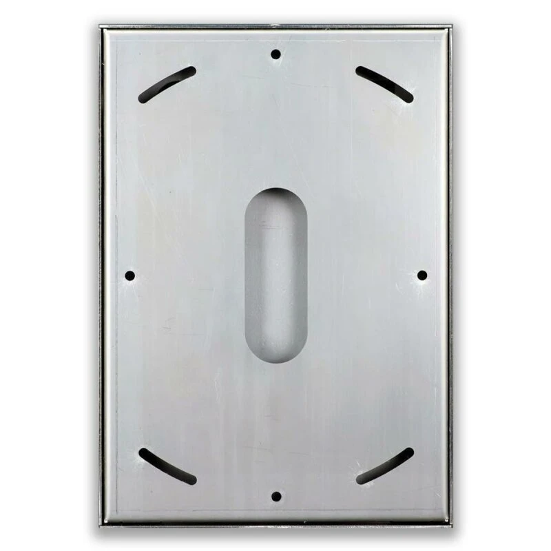 Funk Aufputz Edelstahl Türklingel 3 Familien 140x200mm Premium Mit Beschriftungsfeld 7 Funk Aufputz Edelstahl Türklingel 3 Familien 140x200mm Premium Mit Beschriftungsfeld – Bild 5