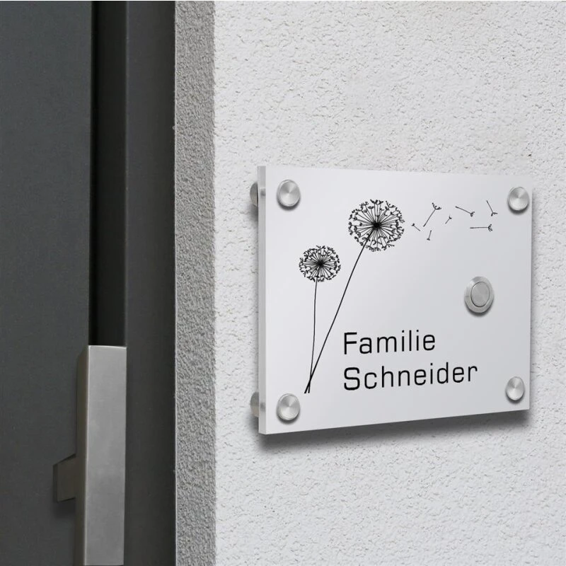 Funkklingel Aus Acrylglas 210x150mm Designklingel Orion 3 Funkklingel Aus Acrylglas 210x150mm Designklingel Orion