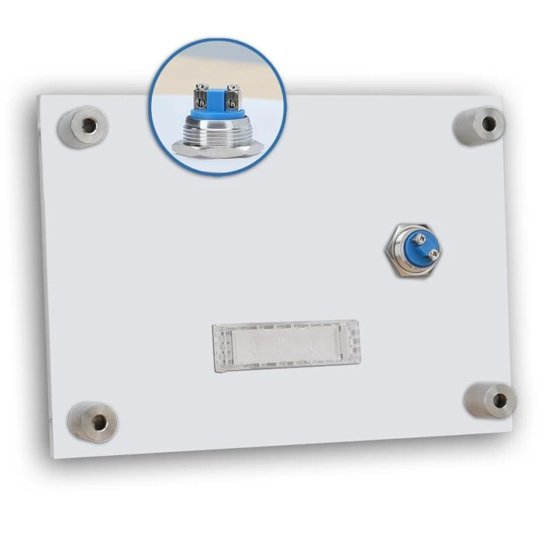 Funkklingel Aus Acrylglas 210x150mm Mit Beschriftungsfeld Mars 7 Funkklingel Aus Acrylglas 210x150mm Mit Beschriftungsfeld Mars – Bild 5