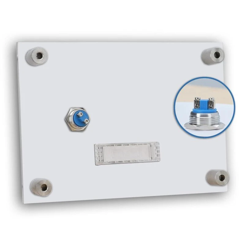 Funkklingel Aus Acrylglas 210x150mm Mit Beschriftungsfeld Orion 7 Funkklingel Aus Acrylglas 210x150mm Mit Beschriftungsfeld Orion – Bild 5