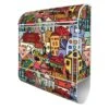 Großer Briefkasten Mailbox Wandbriefkasten Briefkasten Funky Town -Hochwertiger Türklingelladen grosser briefkasten mailbox wandbriefkasten briefkasten funky town