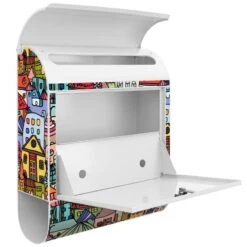 Großer Briefkasten Mailbox Wandbriefkasten Briefkasten Funky Town -Hochwertiger Türklingelladen grosser briefkasten mailbox wandbriefkasten briefkasten funky town6
