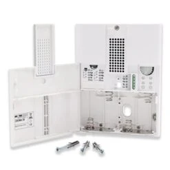 Grothe CROMA 50 Elektronik-Gong 83 DBA Weiß/Silber -Hochwertiger Türklingelladen grothe croma 50 elektronik gong 86 dba weiss silber3