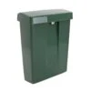 Intersteel Briefkasten Mailbox Abschließbar RAL 6009 Tannengrün -Hochwertiger Türklingelladen intersteel briefkasten mailbox abschliessbar ral 6009 tannengruen