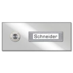Klingelplatte 145x60mm Mit Wechselbarem Namensschild 12 Klingelplatte 145x60mm Mit Wechselbarem Namensschild -Hochwertiger Türklingelladen klingelplatte 145x60mm mit wechselbarem namensschild5