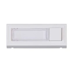 Klingelplatte Clipfix Aus Kunststoff Für Aufputz Anreihbar LED Beleuchtet