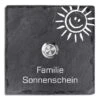 Klingelplatte Schiefer 100x100mm Smile 2 Klingelplatte Schiefer 100x100mm Smile -Hochwertiger Türklingelladen klingelplatte schiefer 100x100mm smile