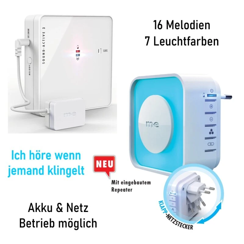 Klingelsignal Weiterleiten Per Funksender AKUSTIK 3 Klingelsignal Weiterleiten Per Funksender AKUSTIK