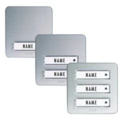 Aufputz Klingeltaster 1 2 3 Familien Wählbar ALU 9 Aufputz Klingeltaster 1 2 3 Familien Wählbar ALU -Hochwertiger Türklingelladen klingeltaster 1 2 3 familien waehlbar alu ap4