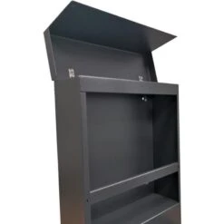 LCD Premium Briefkasten Mit Zeitungsfach Pulverbeschichtet In Graphit RAL DB703 7 LCD Premium Briefkasten Mit Zeitungsfach Pulverbeschichtet In Graphit RAL DB703 -Hochwertiger Türklingelladen lcd premium briefkasten mit zeitungsfach pulverbeschichtet in graphit ral db7032