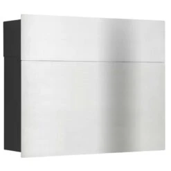 Premium Edelstahl Briefkasten Ohne Namensschild