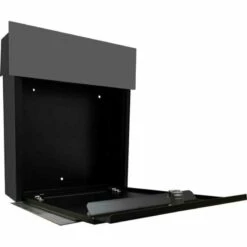 Hochwertiger Türklingelladen -Hochwertiger Türklingelladen massiver edelstahl briefkasten postkasten ral 7016 anthrazit grau linos2