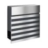MASSIVER Edelstahl Briefkasten STRIPE Pulverbeschichtet In RAL 7016 1 MASSIVER Edelstahl Briefkasten STRIPE Pulverbeschichtet In RAL 7016 -Hochwertiger Türklingelladen massiver edelstahl briefkasten stripe pulverbeschichtet in ral 7016