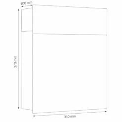 Massiver Edelstahl Briefkasten Wandbriefkasten RAL 7016 Anthrazit Grau 11 Massiver Edelstahl Briefkasten Wandbriefkasten RAL 7016 Anthrazit Grau -Hochwertiger Türklingelladen massiver edelstahl briefkasten wandbriefkasten ral 7016 anthrazit grau5
