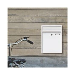 MEFA Briefkasten PIANO 350 Verkehrsweiß Glänzend RAL 9016 8 MEFA Briefkasten PIANO 350 Verkehrsweiß Glänzend RAL 9016 -Hochwertiger Türklingelladen mefa briefkasten piano 350 verkehrsweiss glaenzend ral 90163