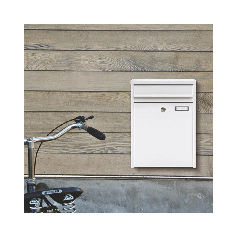 MEFA Briefkasten PIANO 350 Verkehrsweiß Glänzend RAL 9016 5 MEFA Briefkasten PIANO 350 Verkehrsweiß Glänzend RAL 9016 – Bild 3