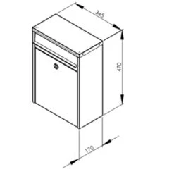 MEFA Briefkasten PIANO 350 Verkehrsweiß Glänzend RAL 9016 9 MEFA Briefkasten PIANO 350 Verkehrsweiß Glänzend RAL 9016 -Hochwertiger Türklingelladen mefa briefkasten piano 350 verkehrsweiss glaenzend ral 90164