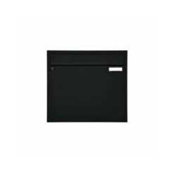 MEFA Briefkasten Pulverbeschichtet Sonate Tiefschwarz RAL 9005 -Hochwertiger Türklingelladen mefa briefkasten pulverbeschichtet sonate tiefschwarz ral 90052