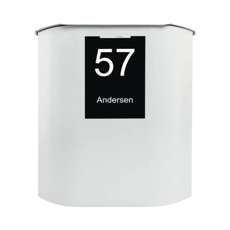 MEFA Briefkasten UFO 650 Verkehrsweiß Glänzend 9016 3 MEFA Briefkasten UFO 650 Verkehrsweiß Glänzend 9016 – Bild 2