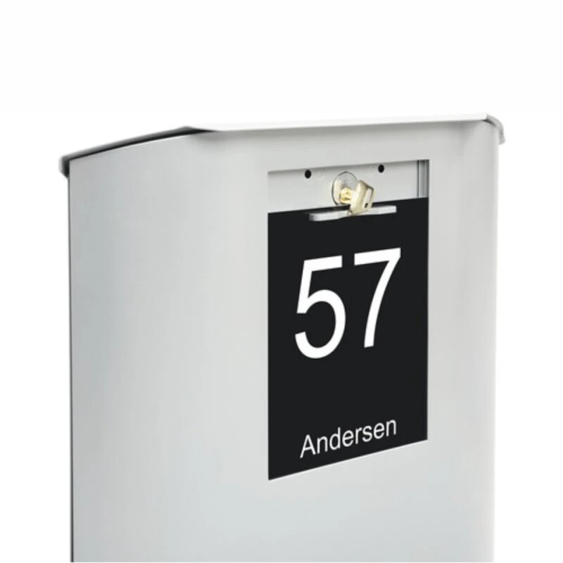 MEFA Briefkasten UFO 650 Verkehrsweiß Glänzend 9016 4 MEFA Briefkasten UFO 650 Verkehrsweiß Glänzend 9016 – Bild 3