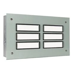 Mehrfamilienklingel 6 Wohneinheiten Inklusive UP-Kasten