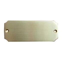 Messingschild Türschild Mit Hohlkehle 105x42mm 5 Messingschild Türschild Mit Hohlkehle 105x42mm -Hochwertiger Türklingelladen messingschild tuerschild mit hohlkehle 105x42mm2