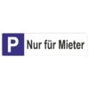 Mieter Parkplatzschild Langformat -Hochwertiger Türklingelladen mieter parkplatzschild langformat
