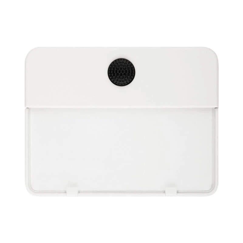 Moderne Aufputz Klingel Mit Namensschild Beleuchtet Weiß 5 Moderne Aufputz Klingel Mit Namensschild Beleuchtet Weiß – Bild 3