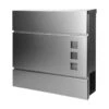 Moderner Design Edelstahl Briefkasten Mit Zeitungsfach Und Schmuckfenster 1 Moderner Design Edelstahl Briefkasten Mit Zeitungsfach Und Schmuckfenster -Hochwertiger Türklingelladen moderner design edelstahl briefkasten mit zeitungsfach und schmuckfenster