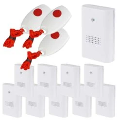 Notfall Funkklingel BATTERIE EMPFÄNGER HX Incl. Notfall Sender HX Mini Konfigurieren