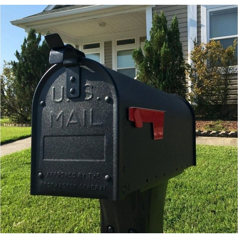Original US-Mailbox Admiral Schwarz Aluminium 4 Original US-Mailbox Admiral Schwarz Aluminium – Bild 2