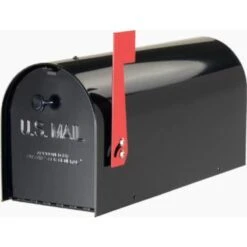 Original US-Mailbox Schwarz Tuffbody