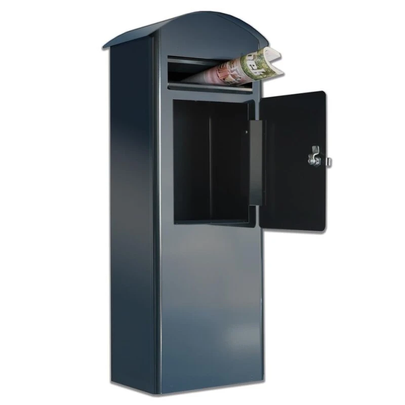 Paket Briefkasten Sicherheitsbriefkasten RAL 3002 Rot 4 Paket Briefkasten Sicherheitsbriefkasten RAL 3002 Rot – Bild 2