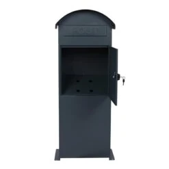 Paketbox Anthrazit Grau RAL 7016 Standbriefkasten Paketannahme Zuhause -Hochwertiger Türklingelladen paketbox anthrazit grau ral 7016 standbriefkasten paketannahme zuhause 13