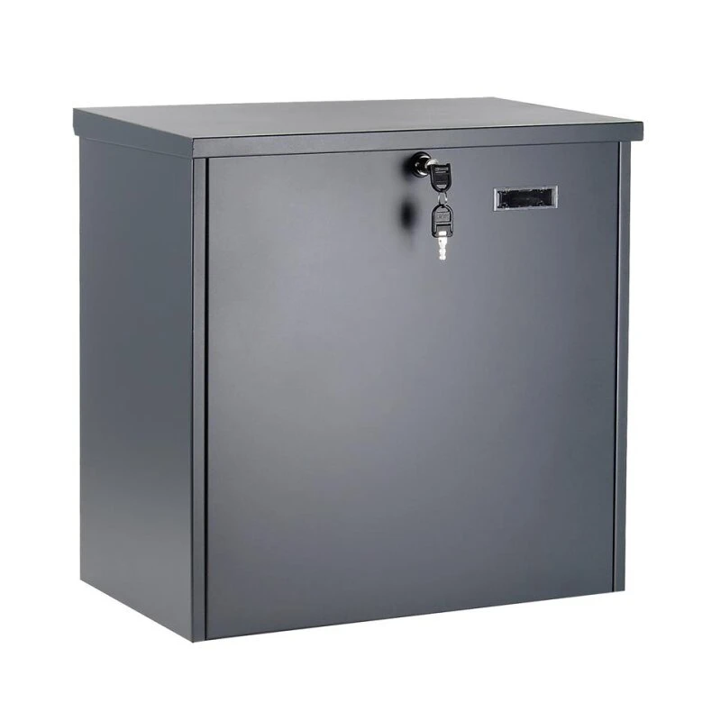 Paketbox Anthrazit Grau RAL 7016 Wandbriefkasten Paketannahme Paketkasten 3 Paketbox Anthrazit Grau RAL 7016 Wandbriefkasten Paketannahme Paketkasten