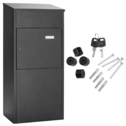 Paketbriefkasten Aus Verzinktem Stahlblech In Schwarz 11 Paketbriefkasten Aus Verzinktem Stahlblech In Schwarz -Hochwertiger Türklingelladen paketbriefkasten aus verzinktem stahlblech in schwarz5