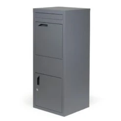 Paketkasten Paketbox Briefbox Standbriefkasten RAL 7016 Anthrazit Grau -Hochwertiger Türklingelladen paketkasten paketbox briefbox standbriefkasten ral 7016 anthrazit grau3