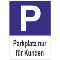 Parkschild Parkplatzschild Hochformat 20x30 Cm