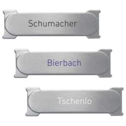 RENZ Aluminium Namensschild RSA1 97-9-90227