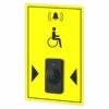 Rollstuhl Funkklingel Mit Hinweisschild 150 X 200 Mm -Hochwertiger Türklingelladen rollstuhl funkklingel mit hinweisschild 150 x 200 mm