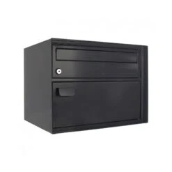 Paketbriefkasten Enzian Schwarzgrau