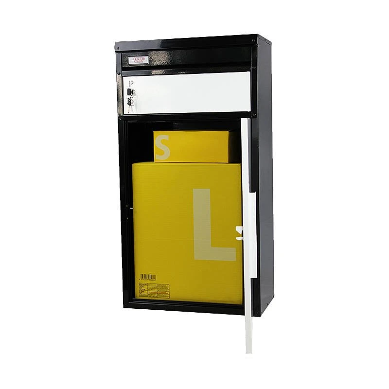 Safepost 65 TIAMAT Paketkasten Schwarz Weiß Inklusive 2 Schlüssel 7 Safepost 65 TIAMAT Paketkasten Schwarz Weiß Inklusive 2 Schlüssel – Bild 5