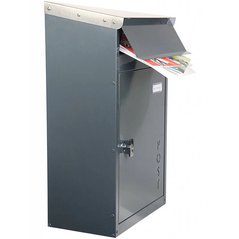 Safepost 854 TIAMAT Briefkasten Anthrazit Grau Inklusive 2 Schlüssel 3 Safepost 854 TIAMAT Briefkasten Anthrazit Grau Inklusive 2 Schlüssel