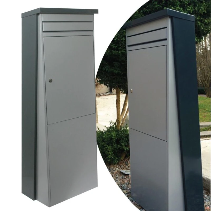 SafePost Eurotrend No.1 Großer Standbriefkasten Anthrazit & Silbergrau 901155 7 SafePost Eurotrend No.1 Großer Standbriefkasten Anthrazit & Silbergrau 901155 – Bild 5