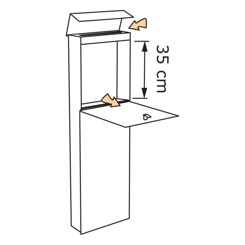 Standbriefkasten Briefkasten Rot RAL 3004 Inkl. Edelstahl Lasercut Namensblende 5 Standbriefkasten Briefkasten Rot RAL 3004 Inkl. Edelstahl Lasercut Namensblende – Bild 3